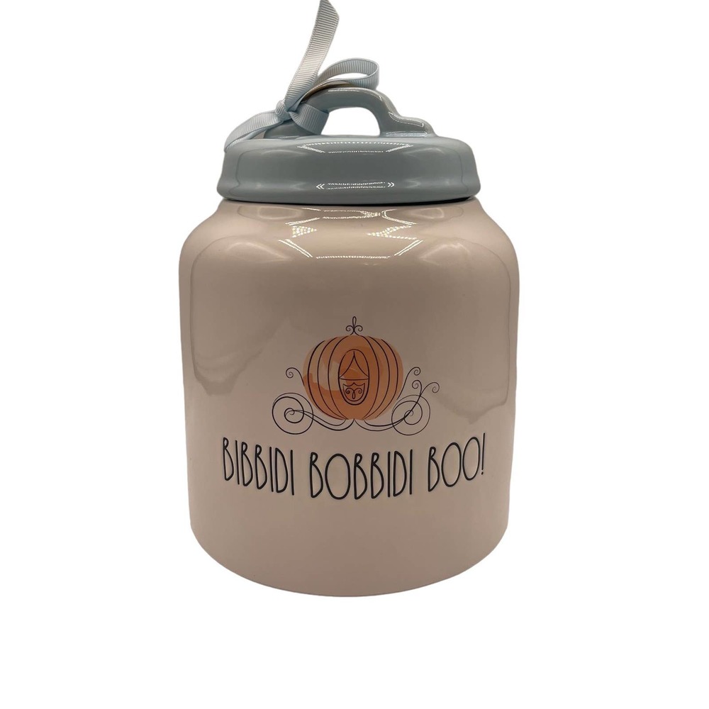 Rae Dunn Disney BIBBIDI BOBBIDI Boo Canister Jar Cinderella